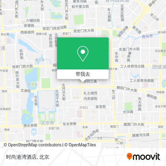 时尚港湾酒店地图