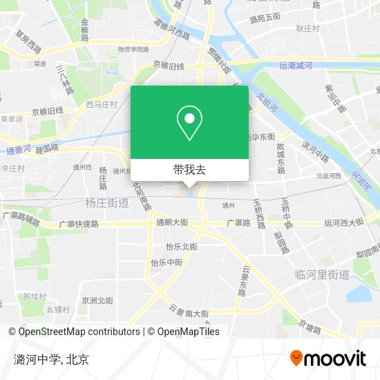 潞河中学地图