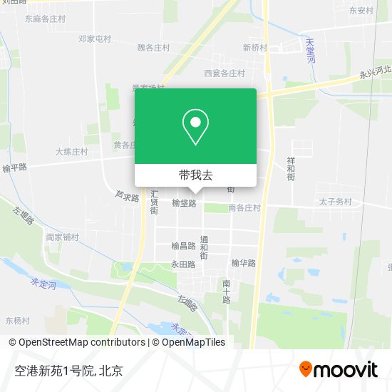 空港新苑1号院地图