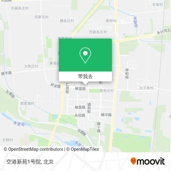 空港新苑1号院地图