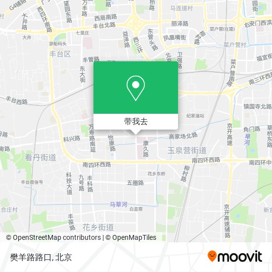 樊羊路路口地图