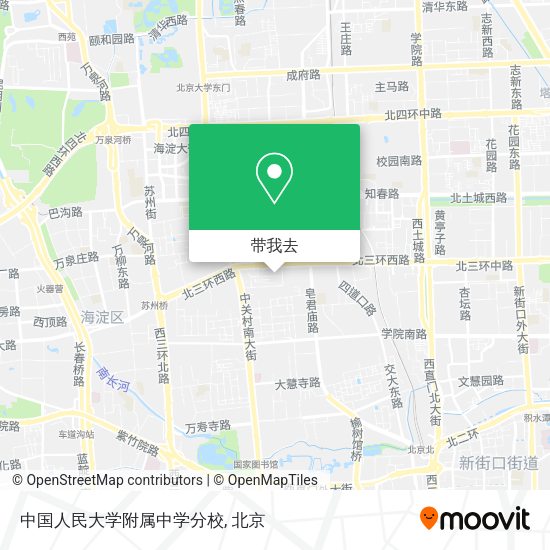 中国人民大学附属中学分校地图