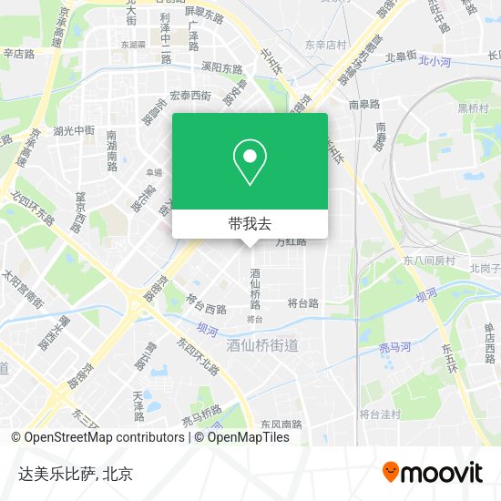 达美乐比萨地图