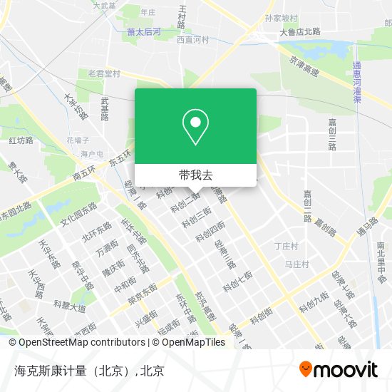 海克斯康计量（北京）地图