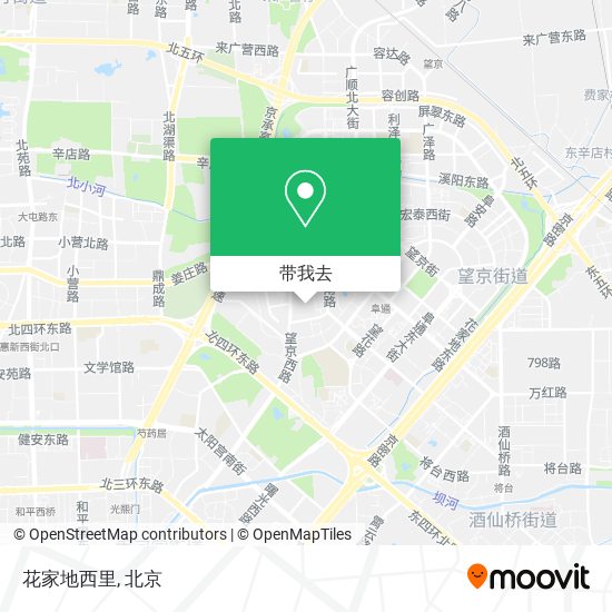 花家地西里地图
