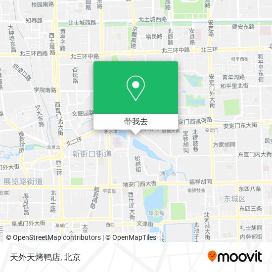 天外天烤鸭店地图