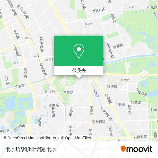 北京培黎职业学院地图