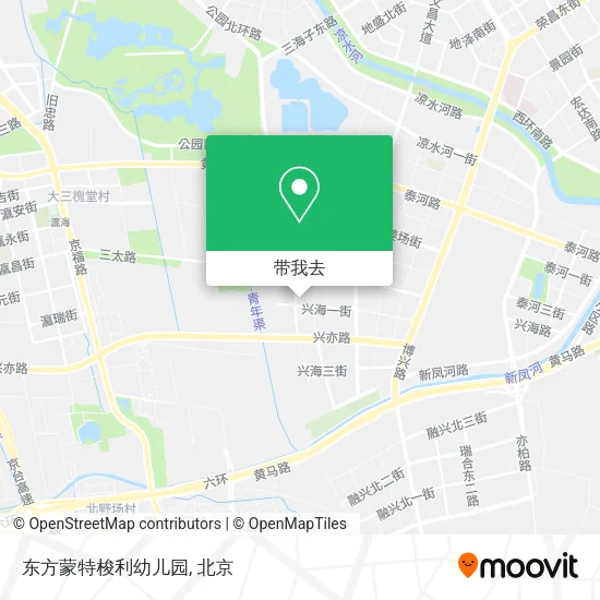 东方蒙特梭利幼儿园地图