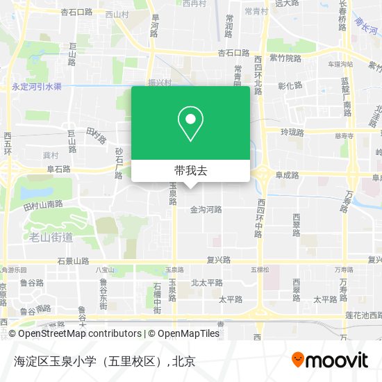 海淀区玉泉小学（五里校区）地图