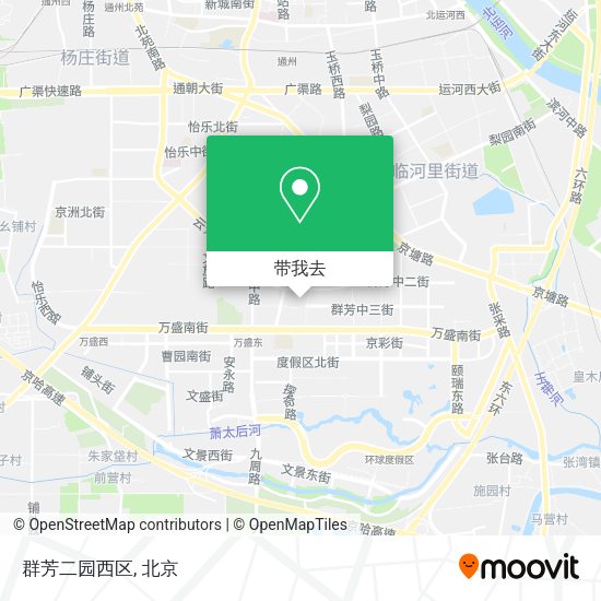 群芳二园西区地图