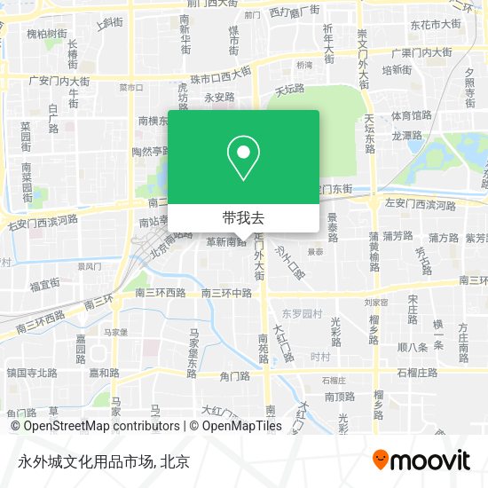 永外城文化用品市场地图