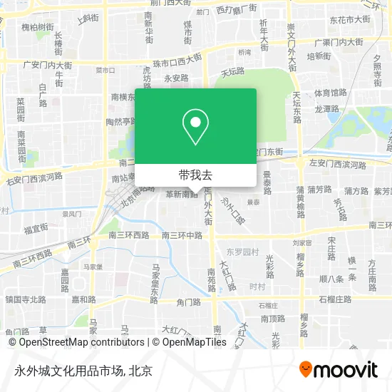 永外城文化用品市场地图