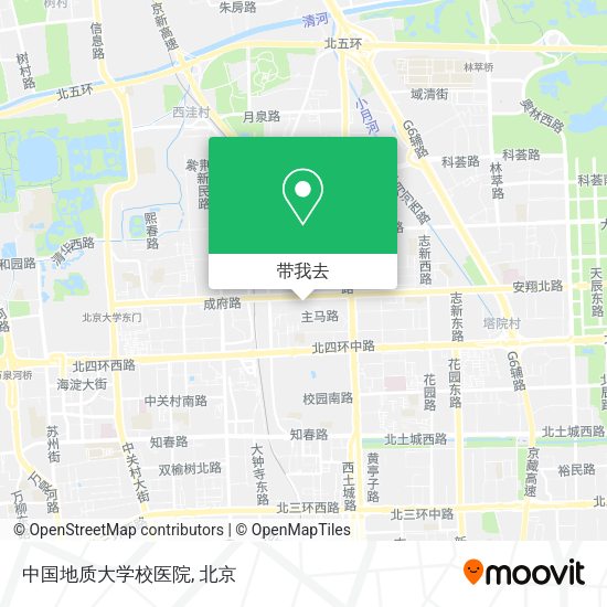中国地质大学校医院地图