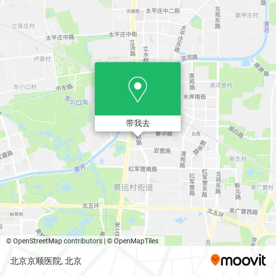 北京京顺医院地图