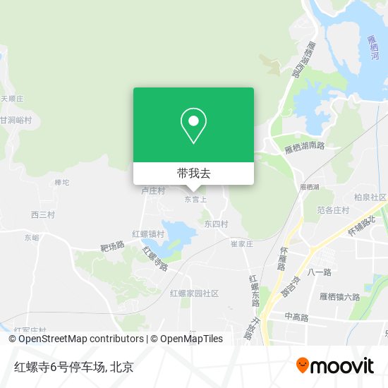 红螺寺6号停车场地图