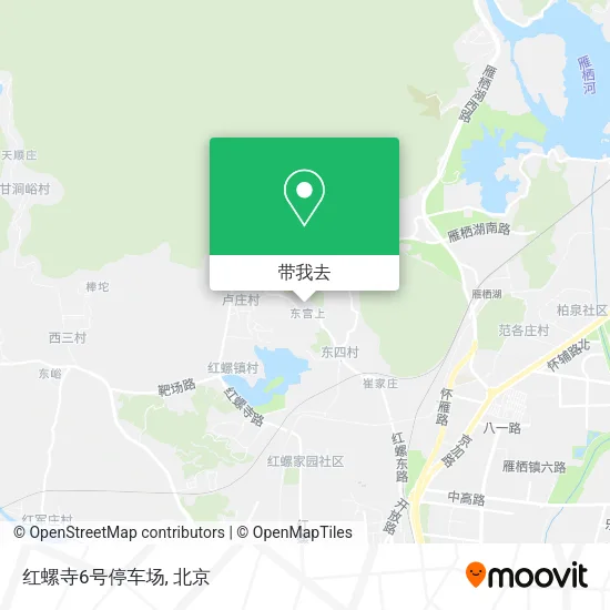红螺寺6号停车场地图