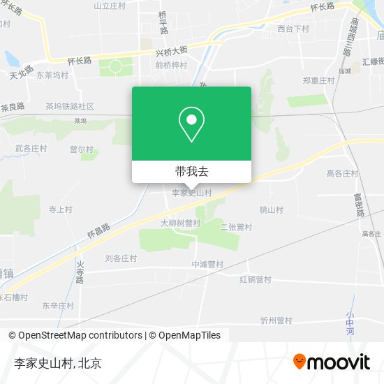 李家史山村地图
