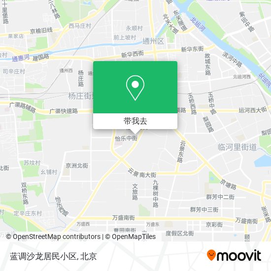 蓝调沙龙居民小区地图