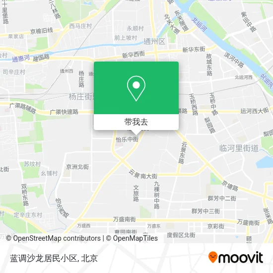 蓝调沙龙居民小区地图