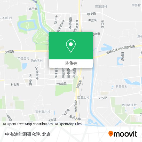 中海油能源研究院地图