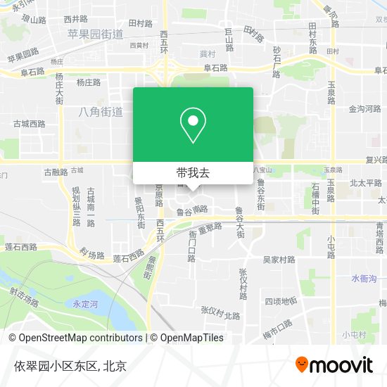 依翠园小区东区地图