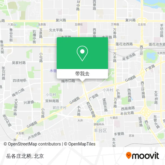 岳各庄北桥地图