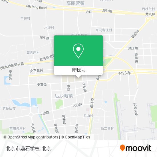 北京市鼎石学校地图
