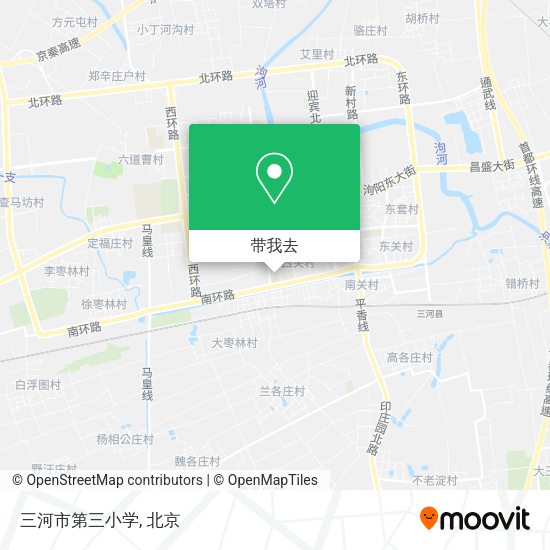 三河市第三小学地图
