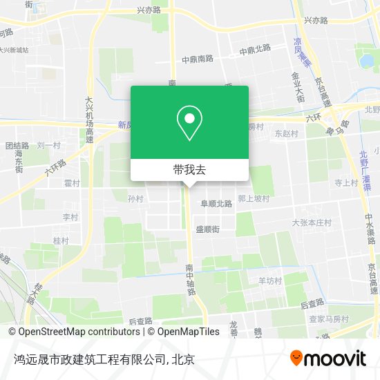 鸿远晟市政建筑工程有限公司地图