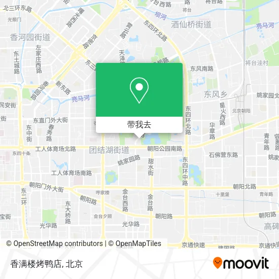 香满楼烤鸭店地图