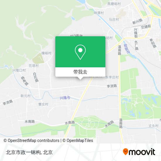 北京市政一钢构地图
