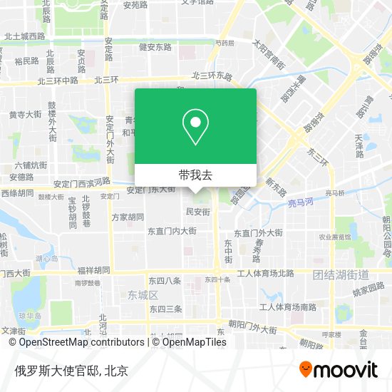 俄罗斯大使官邸地图