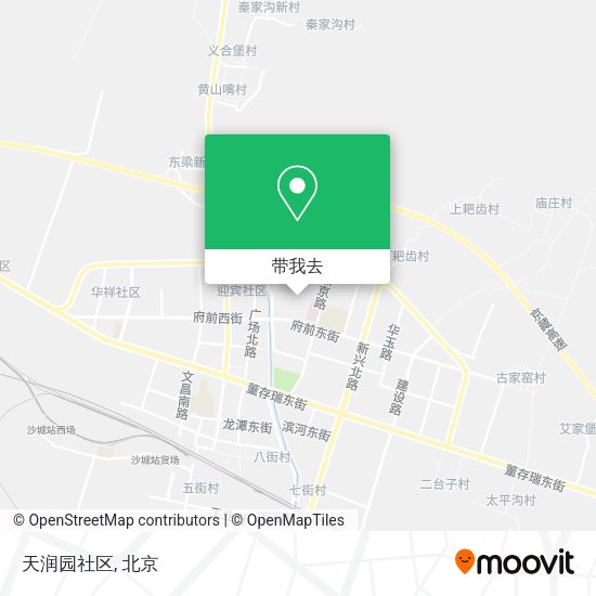 天润园社区地图