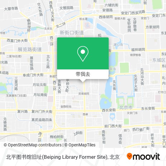 北平图书馆旧址(Beiping Library Former Site)地图