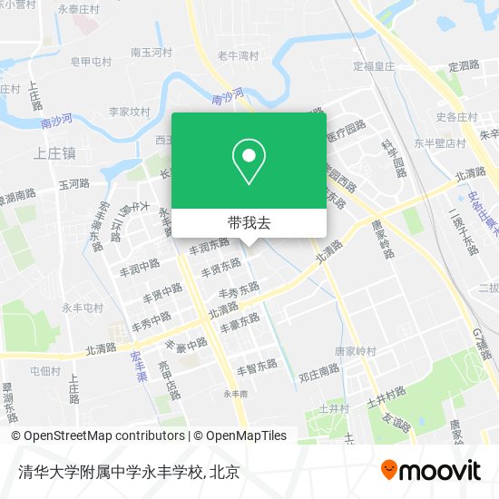 清华大学附属中学永丰学校地图