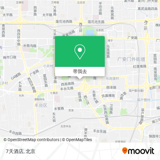 7天酒店地图