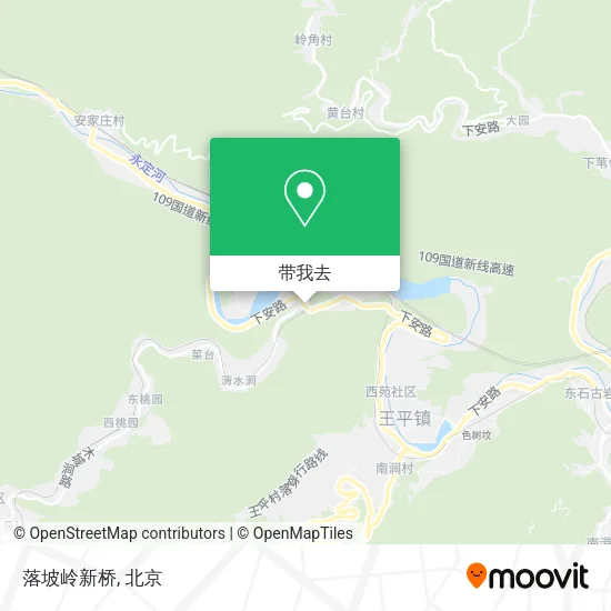 落坡岭新桥地图