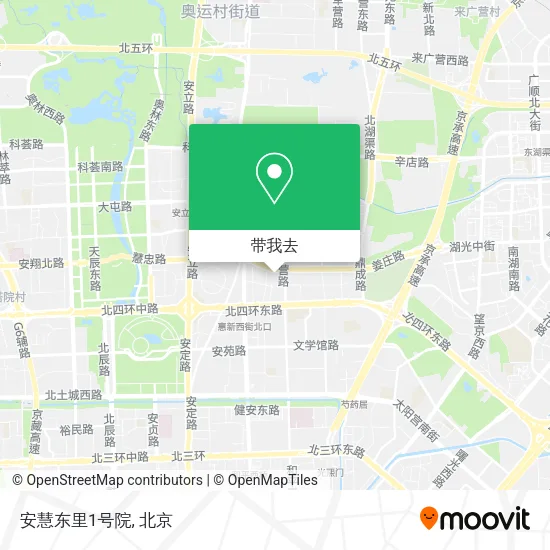 安慧东里1号院地图