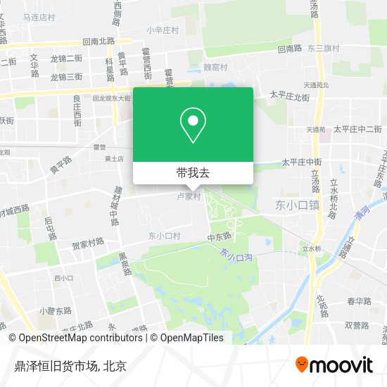 鼎泽恒旧货市场地图