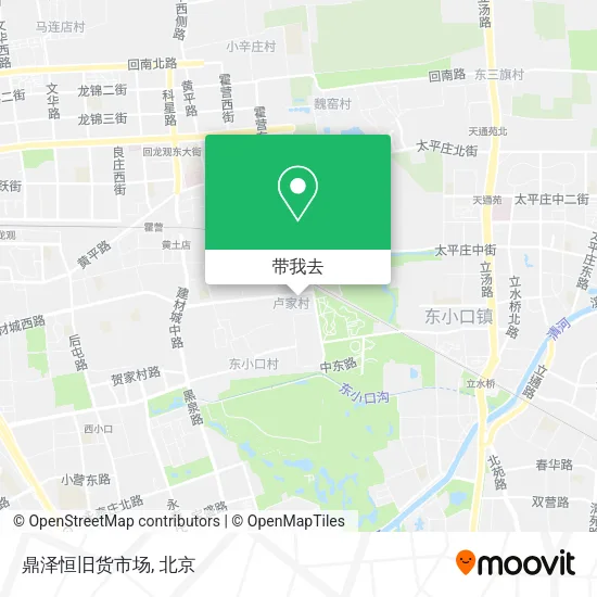鼎泽恒旧货市场地图