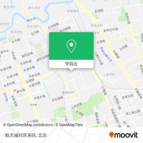航天城社区东区地图