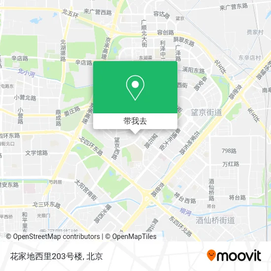花家地西里203号楼地图