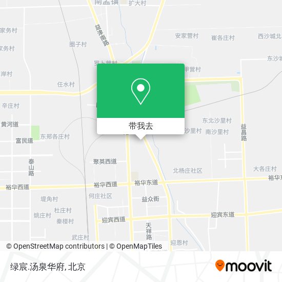 绿宸.汤泉华府地图