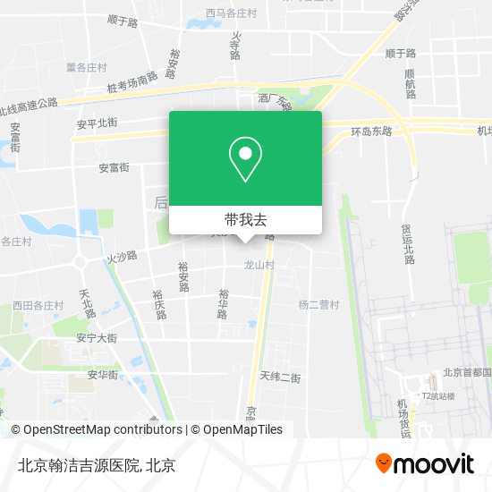 北京翰洁吉源医院地图