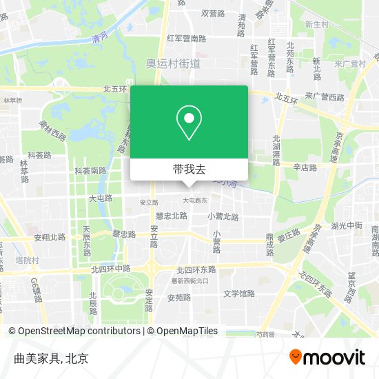 曲美家具地图