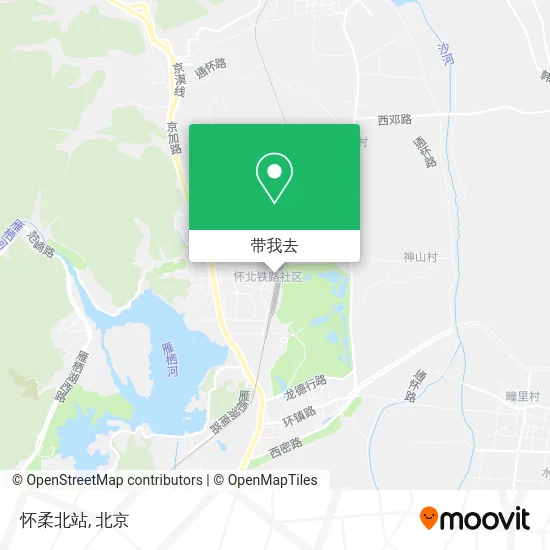 怀柔北站地图