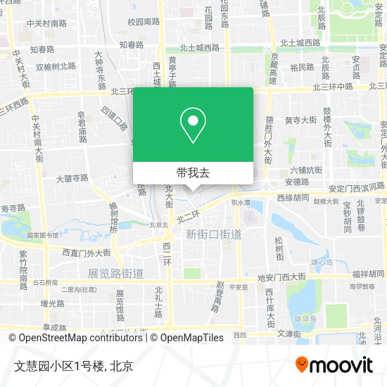 文慧园小区1号楼地图