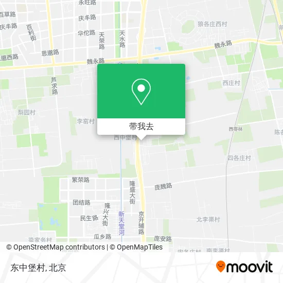 东中堡村地图