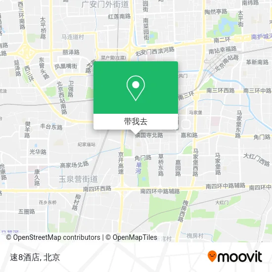 速8酒店地图