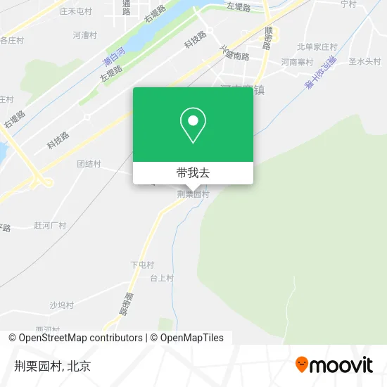 荆栗园村地图